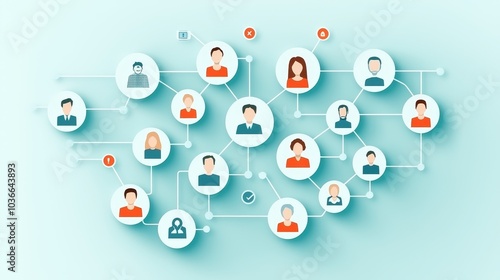 Exploring connections visual representation of interpersonal networks and relationships in modern communication