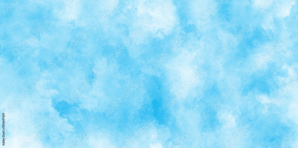 Beautiful painted cloudy natural blue watercolor cloudy sky clouds, Watercolor stain with hand paint pattern on blue canvas, Clouds and mist background on blue, Creative vintage light sky. Beautiful painted cloudy natural blue watercolor cloudy sky clouds, Watercolor stain with hand paint pattern on blue canvas, Clouds and mist background on blue, Creative vintage light sky.