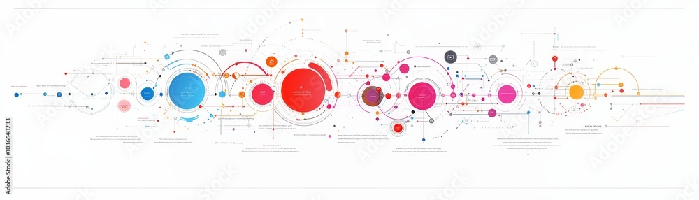 Visualizing connections a detailed infographic on data flow interactions and network dynamics in modern systems