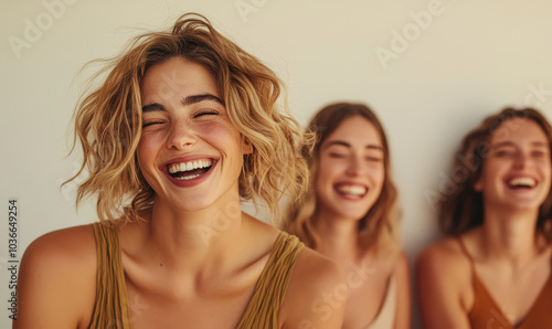 Joyful Laughter and Friendship: Capturing Carefree Moments of Happiness