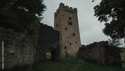 The archer tower serves as a backdrop for memorable family events