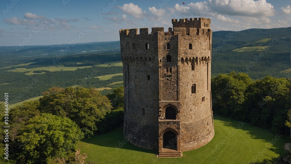 The archer tower serves as a backdrop for memorable family gatherings The archer tower serves as a backdrop for memorable family gatherings