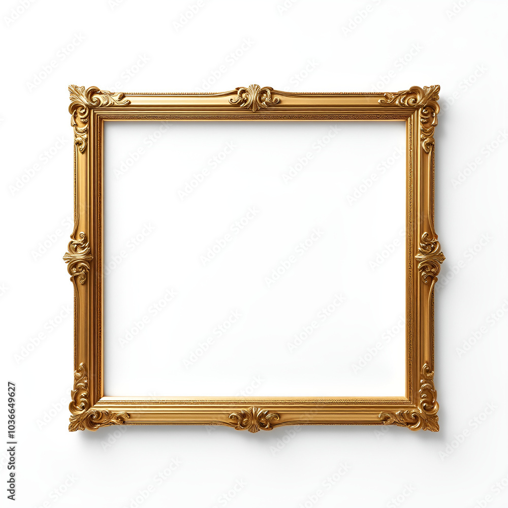 empty luxury frame mockup on minimal background empty luxury frame mockup on minimal background