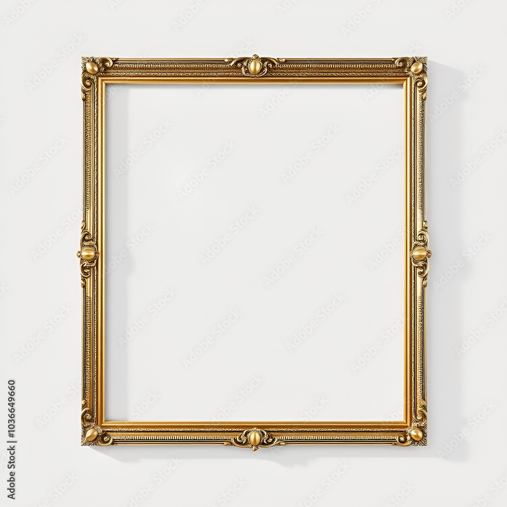 empty luxury frame mockup on minimal background empty luxury frame mockup on minimal background