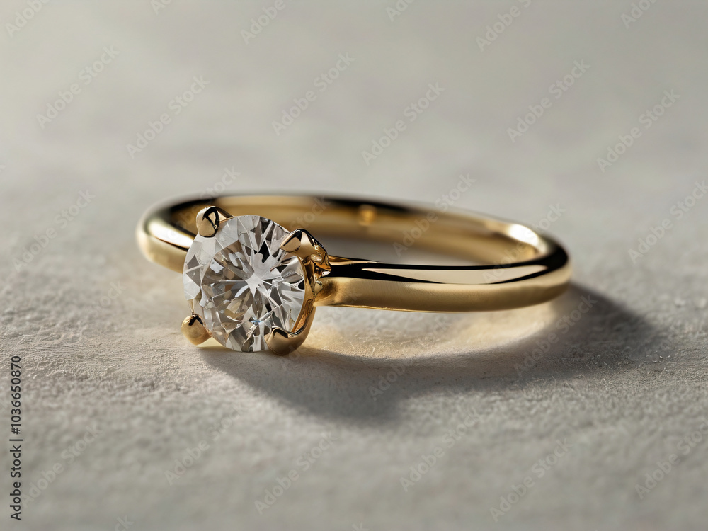 Wedding ring featuring a flawless diamond. Wedding ring featuring a flawless diamond.