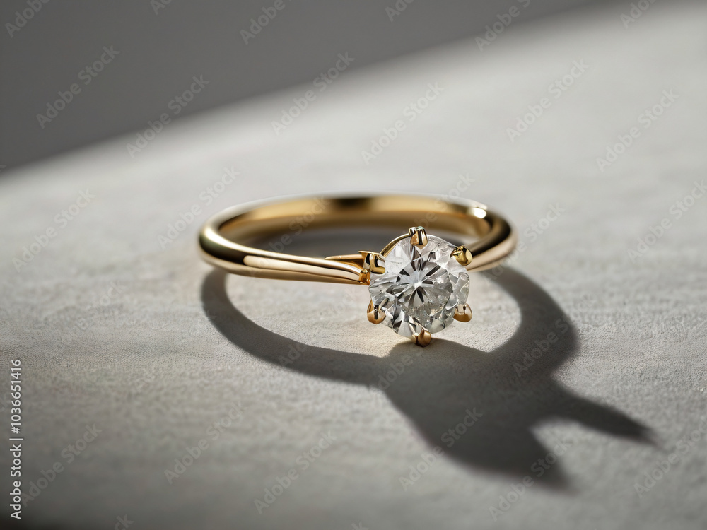Wedding ring showcasing a stunning diamond. Wedding ring showcasing a stunning diamond.