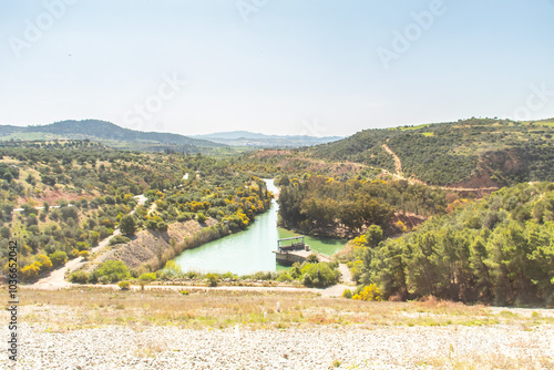 The Sidi Salem Dam, an Impressive Water Management System in Beja, Tunisia