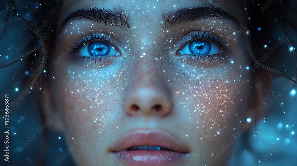 Person Gazing Up at a Starry Night Sky - Inspiration, Wonder, Dreams, Nighttime, Universe Person Gazing Up at a Starry Night Sky - Inspiration, Wonder, Dreams, Nighttime, Universe