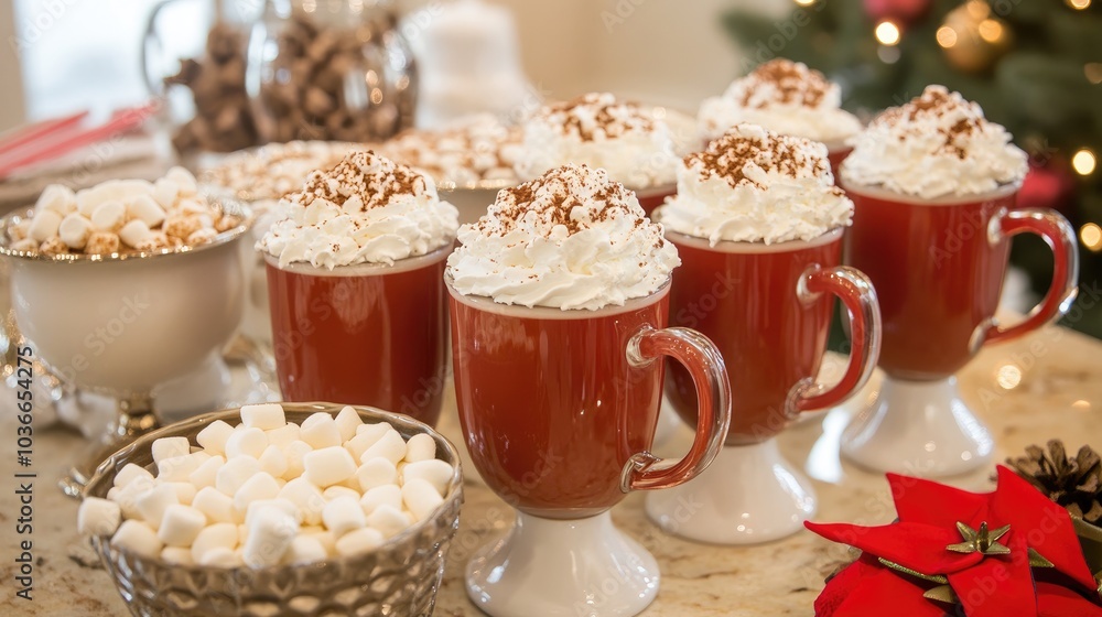 Cozy Holiday Hot Cocoa Bar with Tasty Treats Cozy Holiday Hot Cocoa Bar with Tasty Treats