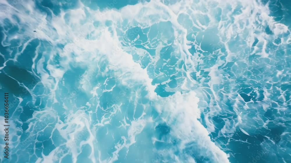Crystal Clear Ocean Waves in Aqua Blue Tones, Ideal for Beach-Themed Websites or Summer Vacation Ads Crystal Clear Ocean Waves in Aqua Blue Tones, Ideal for Beach-Themed Websites or Summer Vacation Ads