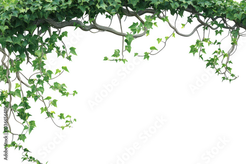Lianas Isolated on a transparent Background: Ideal for Design Projects, Nature Themes, and Botanical Studies