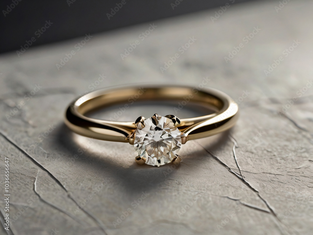 Wedding ring with a diamond that catches the light Wedding ring with a diamond that catches the light