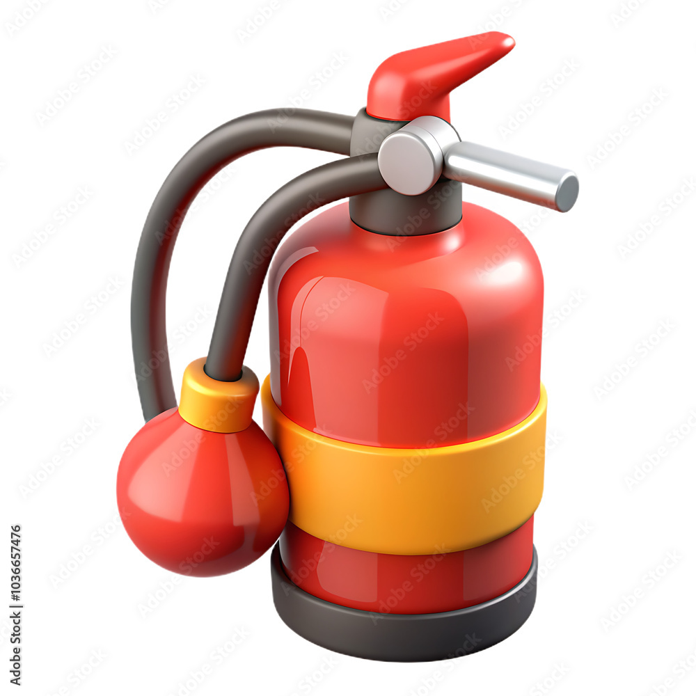 3D Fire Extinguisher Icon 3D Fire Extinguisher Icon