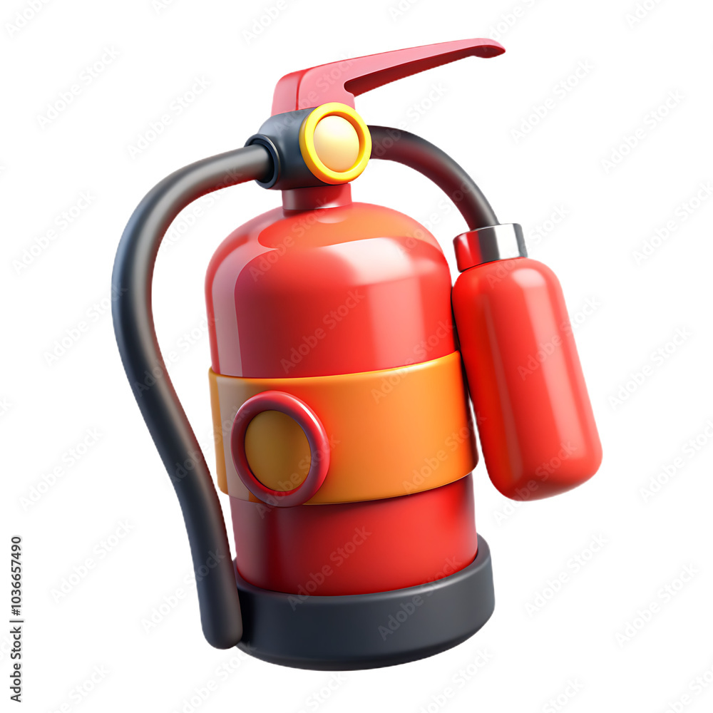 3D Fire Extinguisher Icon 3D Fire Extinguisher Icon