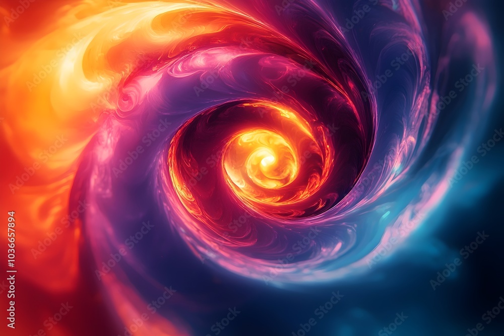 A vibrant swirling vortex featuring a mesmerizing blend of fiery orange and deep blue hues, creating a captivating cosmic effect that draws the viewer in. A vibrant swirling vortex featuring a mesmerizing blend of fiery orange and deep blue hues, creating a captivating cosmic effect that draws the viewer in.