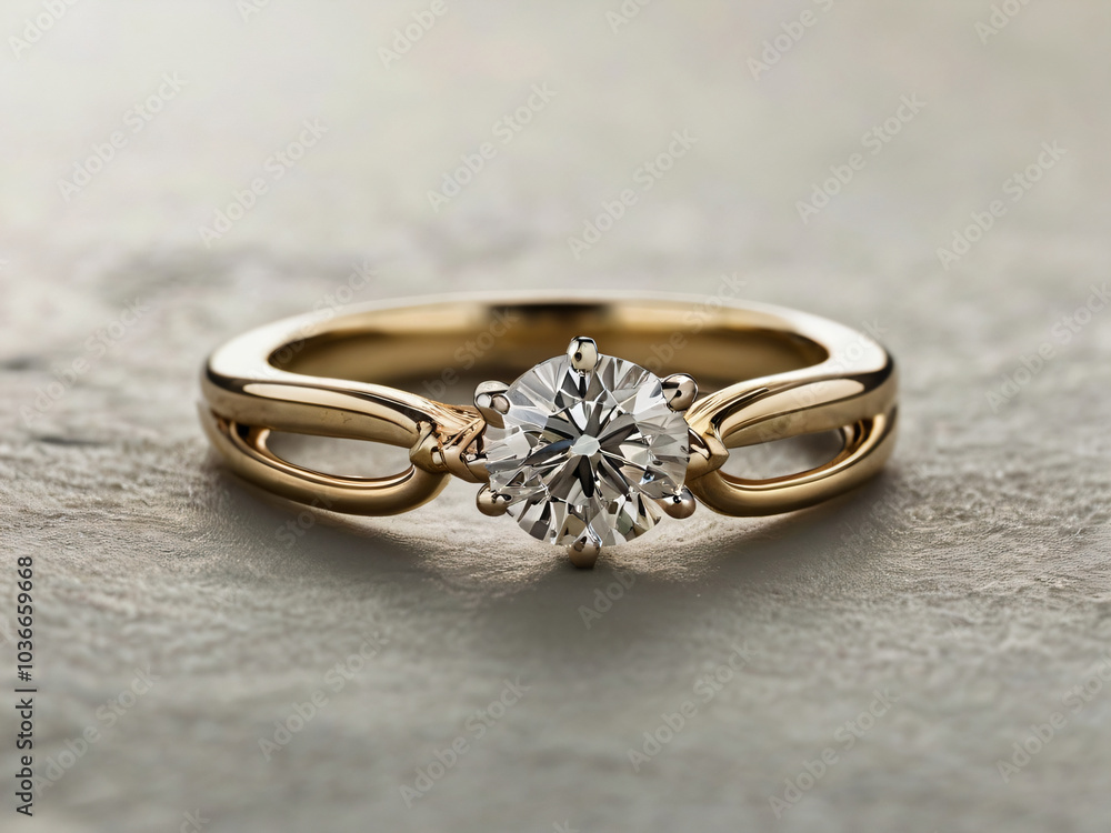Wedding ring showcasing a stunning diamond. Wedding ring showcasing a stunning diamond.