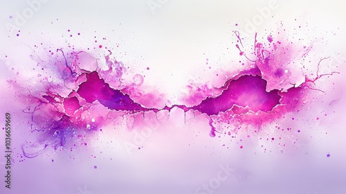 An abstract illustration of a cracked wall with holes, dramatically contrasted against a vivid purple background, emphasizing the themes of decay and renewal.