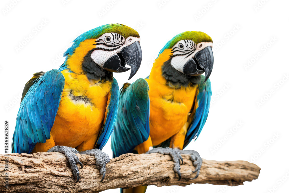 Vibrant Macaws Isolated on a transparent Background Perfect for Nature and Wildlife Projects Vibrant Macaws Isolated on a transparent Background Perfect for Nature and Wildlife Projects