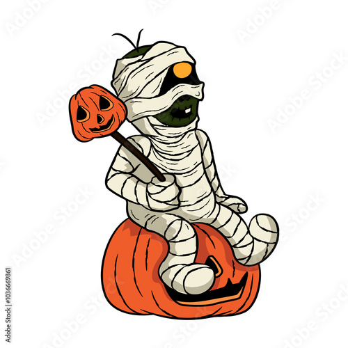 halloween pumpkin cartoon