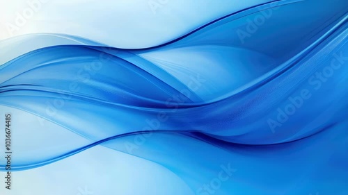 Witness the mesmerizing flow of blue hues swirling softly, creating a peaceful ambiance