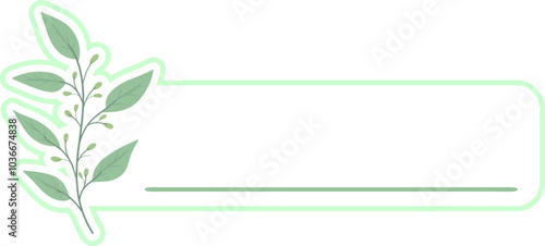 Nature Name Tag Label