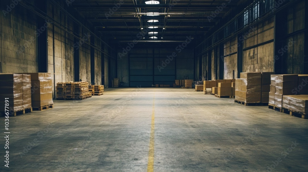 Abandoned Warehouse Floor with Goo Effect Abandoned Warehouse Floor with Goo Effect