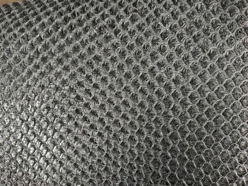 metal grid background