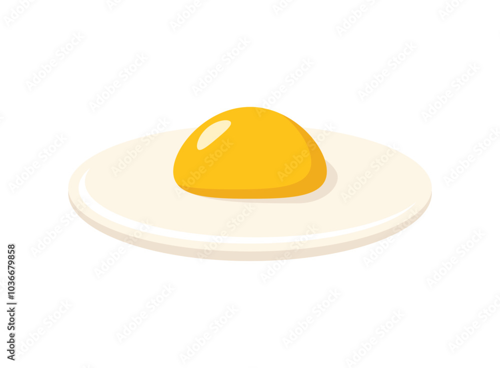 Fried egg icon in flat style. Omelet vector illustration on isolated background. Healthy food sign business concept. Fried egg icon in flat style. Omelet vector illustration on isolated background. Healthy food sign business concept.