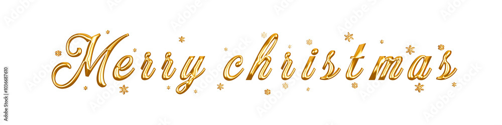 Golden Merry Christmas letter and snowflakes
cut out isolated on white background Golden Merry Christmas letter and snowflakes
cut out isolated on white background
