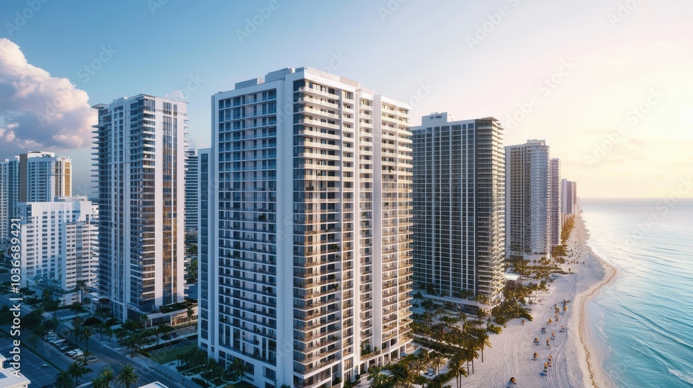 Obraz premium Futuristic City Skyline Surrounded by Digital Cloud Technology Visuals