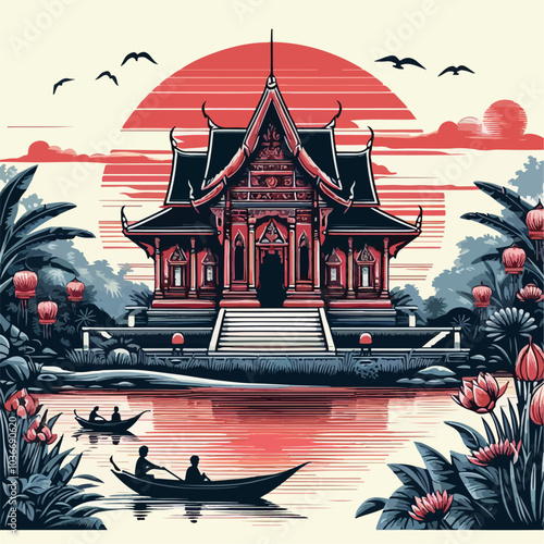 temple of heaven illustration