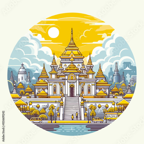 temple of heaven illustration