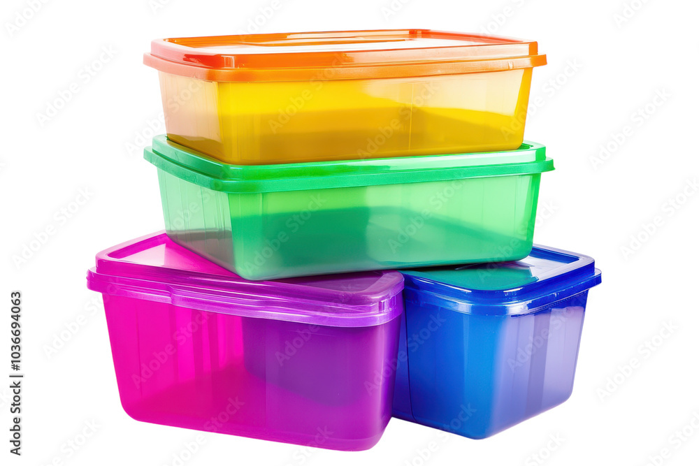 Versatile Plastic Storage Box Isolated on a transparent Background for Organizing and Decluttering Spaces Versatile Plastic Storage Box Isolated on a transparent Background for Organizing and Decluttering Spaces