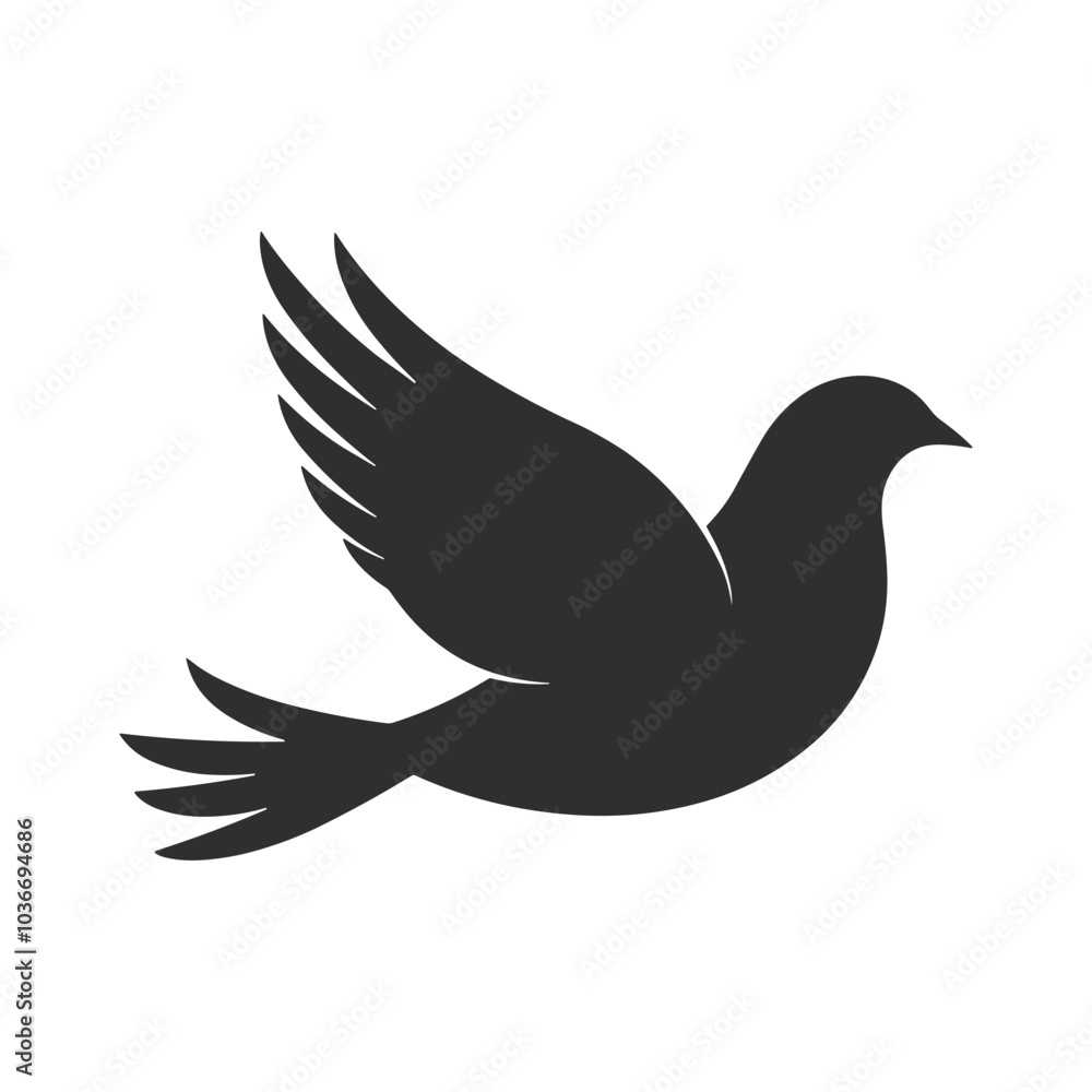 Fototapeta premium Bird Silhouette Clipart