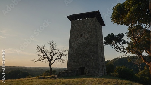 The archer tower serves as a gathering point for adventurous souls photo