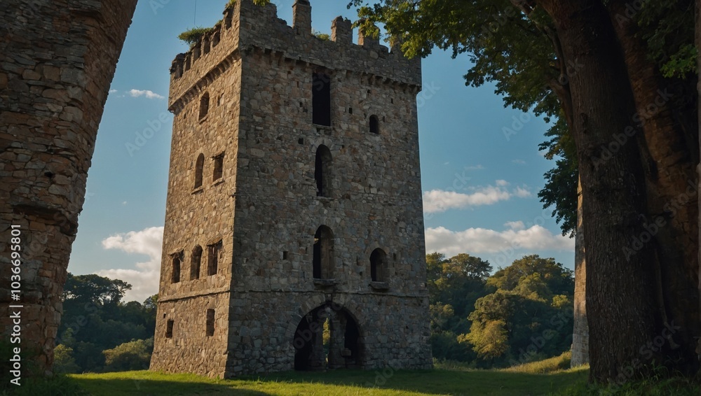 The archer tower serves as a landmark for those seeking adventure and exploration The archer tower serves as a landmark for those seeking adventure and exploration