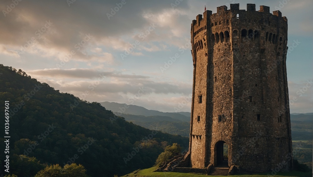 The archer tower serves as a reminder of the village's enduring spirit The archer tower serves as a reminder of the village's enduring spirit