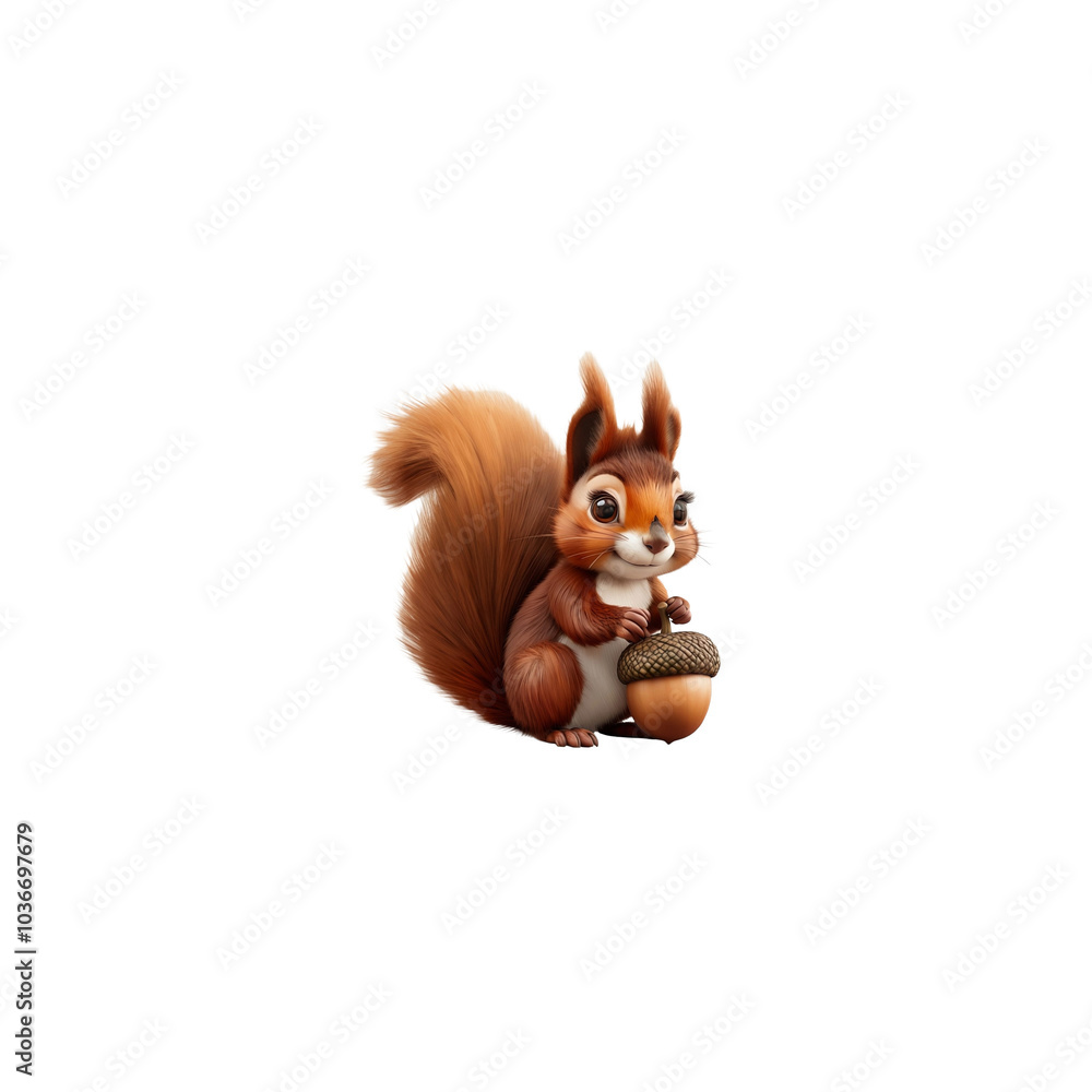 squirrel with nut generative AI squirrel with nut generative AI