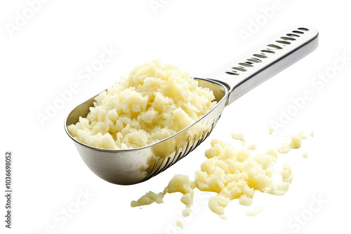 Potato Ricers Isolated on transparent Background for Culinary Applications, Food Preparation, and Kitchen Tools photo