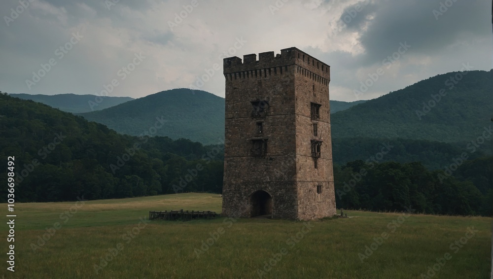 The archer tower serves as a sanctuary for weary souls seeking rest The archer tower serves as a sanctuary for weary souls seeking rest