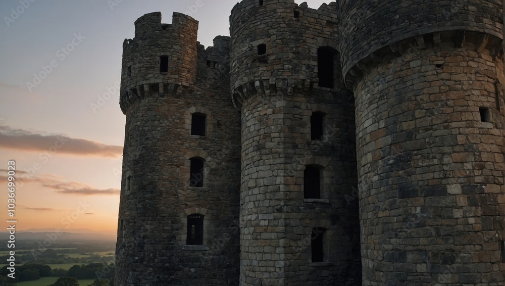 The archer tower showcases rich historical significance and beauty The archer tower showcases rich historical significance and beauty