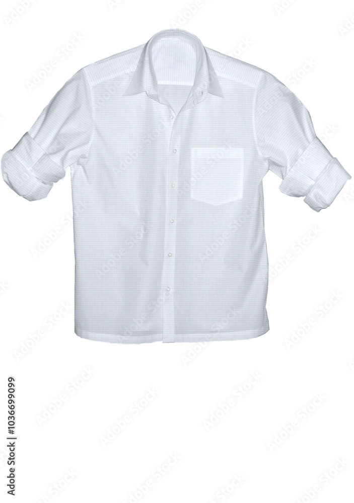 3D illustration causal shirt with cotton material soft finishing. 3D illustration causal shirt with cotton material soft finishing.