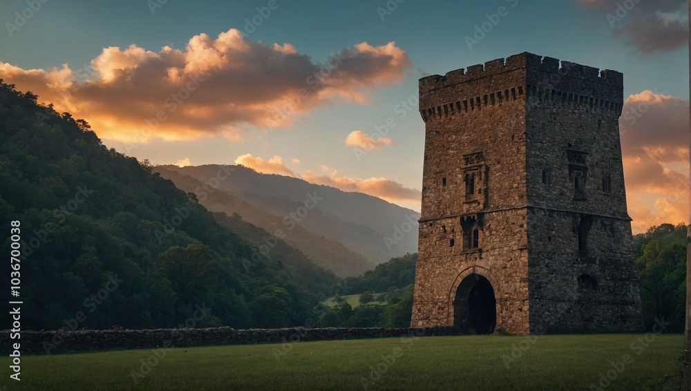 The archer tower stands against the test of time The archer tower stands against the test of time