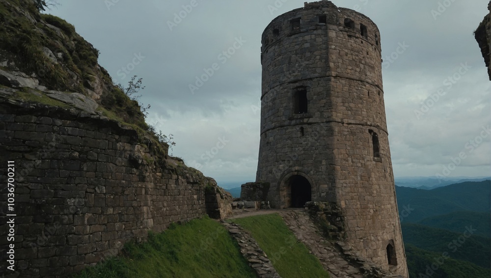 The archer tower stands as a beacon for lost travelers The archer tower stands as a beacon for lost travelers