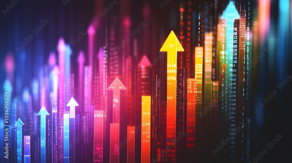 Arrowed Collage Background Design for Business Economy and Global Inflation Graphic Marketing Strategy Arrowed Collage Background Design for Business Economy and Global Inflation Graphic Marketing Strategy