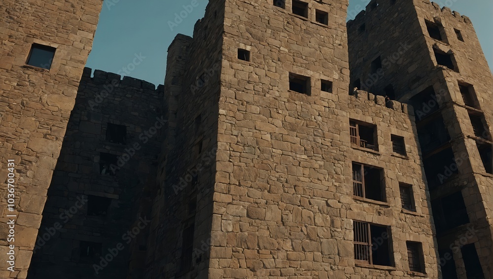 The archer tower stands as a beacon of resilience The archer tower stands as a beacon of resilience