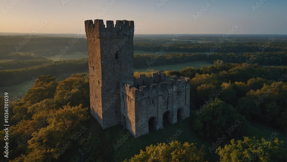 The archer tower stands as a monument to ancient warriors The archer tower stands as a monument to ancient warriors