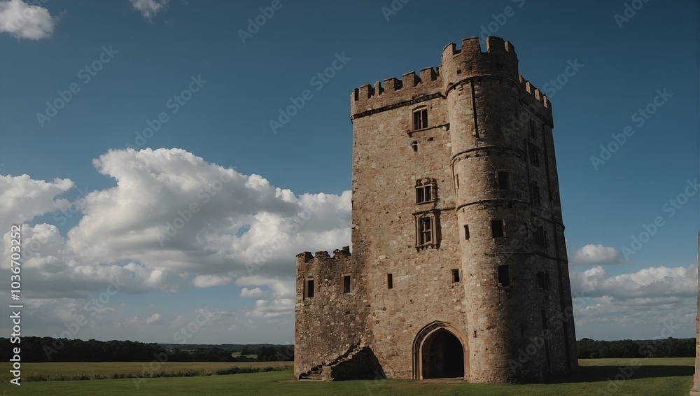 The archer tower stands as a testament to time The archer tower stands as a testament to time