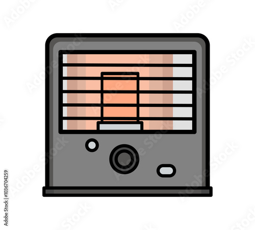 石油ストーブのイラスト素材