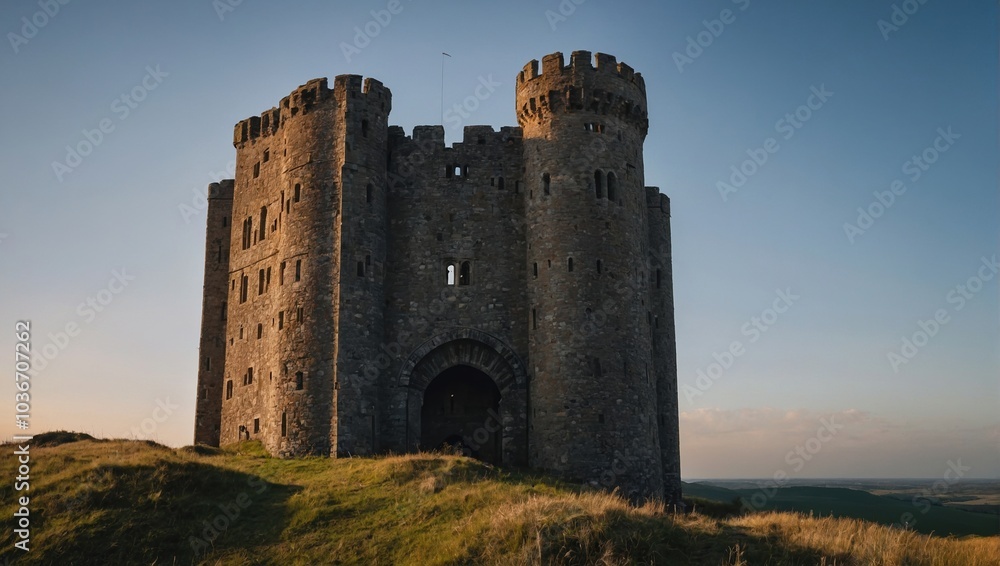 The archer tower stands proud, a beacon of hope for future generations to cherish The archer tower stands proud, a beacon of hope for future generations to cherish